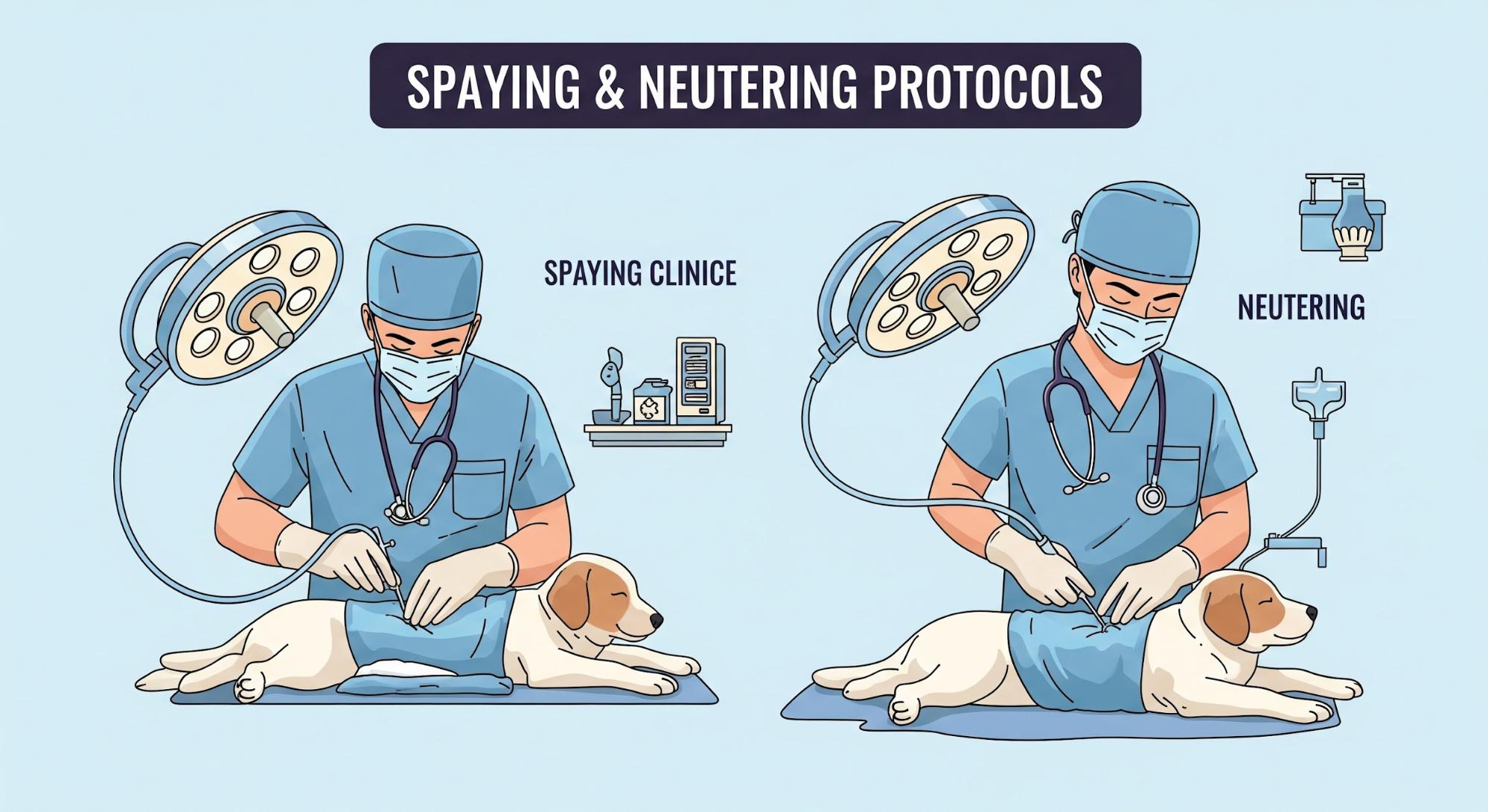 veterinary care: Spaying and Neutering Protocols